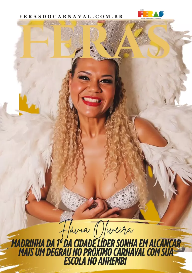 Madrinha da 1° da Cidade Líder sonha em alcançar mais um degrau no próximo carnaval com sua escola no Anhembi